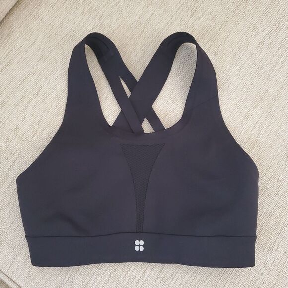 💗 SWEATY BETTY 💗 Black All Train Sports Bra - [32C/D] - Picture 6 of 12